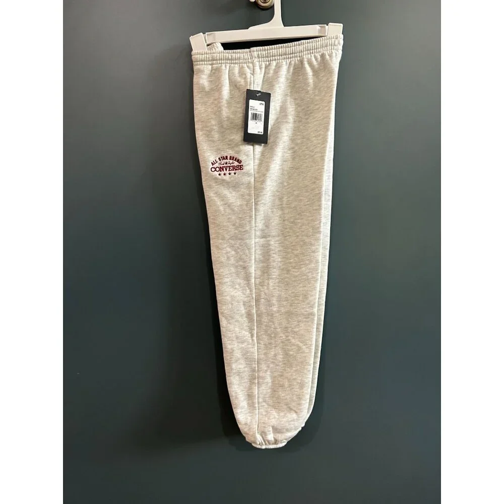 NWT Converse Girls Sweatpants Elastic Waist Comfort Fit Athletic Wear MSRP $20